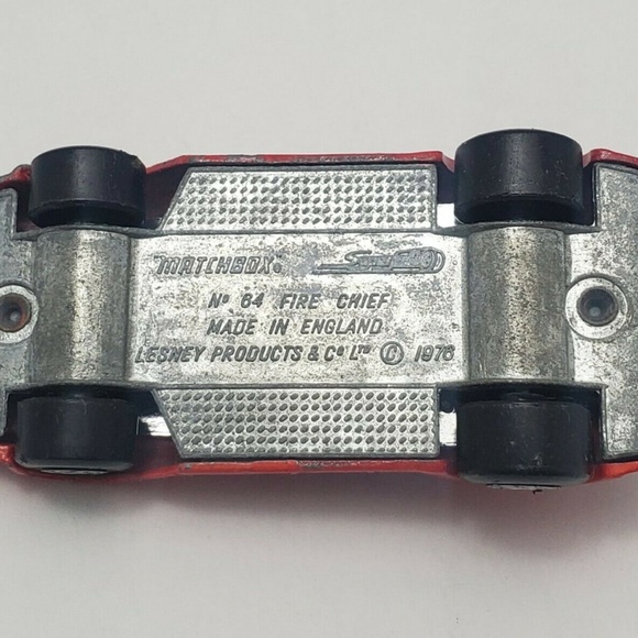 Matchbox N°84 FIRE CHIEF 1976 RED - Picture 3 of 6